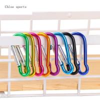 พวงกุญแจ Carabiner Hook หัวเข็มขัดสำหรับปีนเขาเดินป่าตั้งแคมป์ CHLOE 10ชิ้น