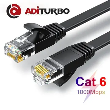 1m 5m 10m 15m 20m 30m Cat 6 Ethernet Cable Flat Long High Speed