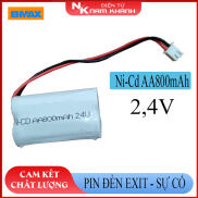Pin Ni -Cd 2.4v-AA800mAh, Pin đèn Exit Sự Cố Khẩn cấp