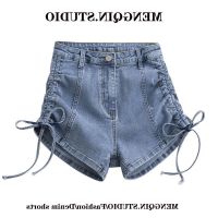 COD jfdss Large Size Denim Shorts New Style High Waist Loose Jeans
