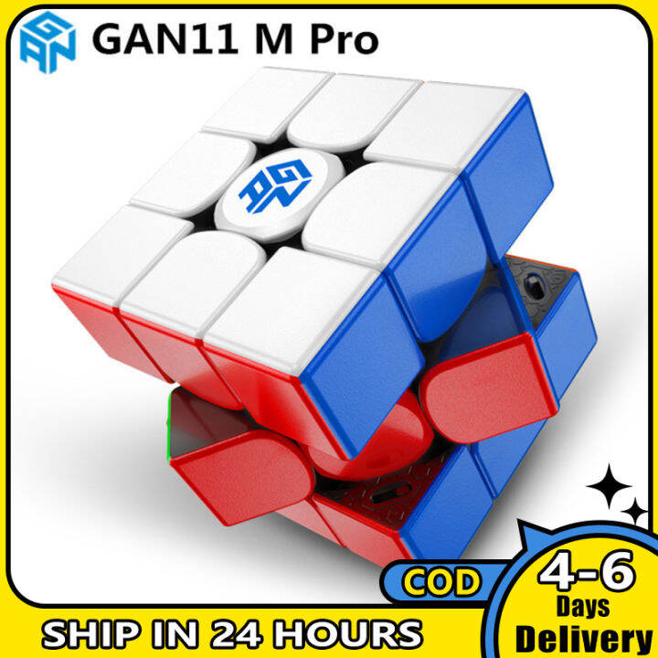 Gan 11m Pro Speed Cube Frosted Stickerless Professional Puzzle