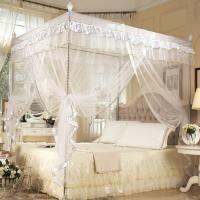 【CW】 Luxury Princess Mosquito Net Four Corner Post Bed Curtain Canopy Netting Bedding Hot