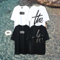 เสื้อยืดพรีเมี่ยมUrthe - ?เสื้อยืด รุ่น DARK WAVE  BOX LOGO