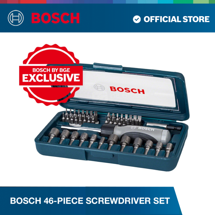 Bosch 46piece Bosch screwdriver Set Lazada PH