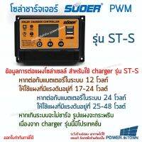 เช็คแผงก่อนสั่งซื้อ โซล่าชาร์จเจอร์ SUOER PWM ST-S1230 30แอมป์ (V-A แบตน้ำ-แห้ง-ลิเทียม) ร้าน power.intown สามารถออกใบกำกับภาษีได้