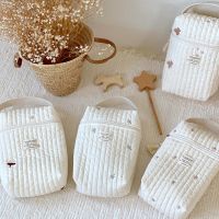 hot！【DT】♈  Embroidered Hangable Stroller Diaper Wet Storage