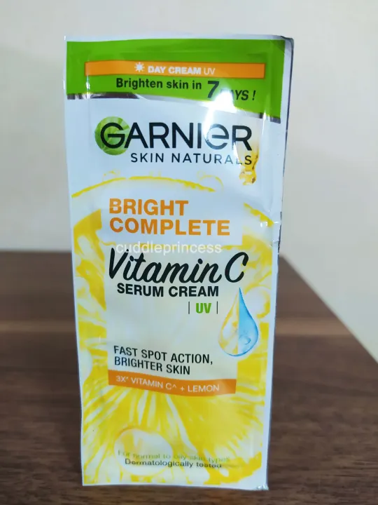 Garnier Skin Naturals Vitamin C Bright Complete Serum Uv Day Cream 7ml Lazada Ph