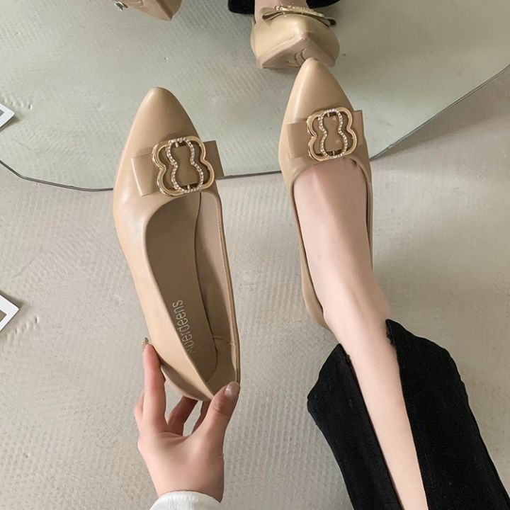 starlight-angela-free-shipping-ส่งฟรี-รองเท้าคัทชูส้นเตี้ยสำหรับผู้หญิงรองเท้าลำลองรองเท้าส้นเตี้ยพื้นรองเท้านุ่มใหม่2023ฤดูร้อน