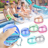 Reusable Water Splash Balls เติมน้ำที่มีสีสันลูกโป่งลูกบอลดูดซับสระว่ายน้ำของเล่นบอลลูนน้ำ Fast Quick Filling Self Sealing เกมเด็กบอลลูนน้ำฤดูร้อนกลางแจ้งเด็ก Water Latex ของเล่น