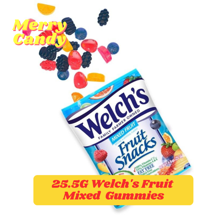 25 5g Original Welchs Fruit Mixed Snacks Gummies Lazada Ph