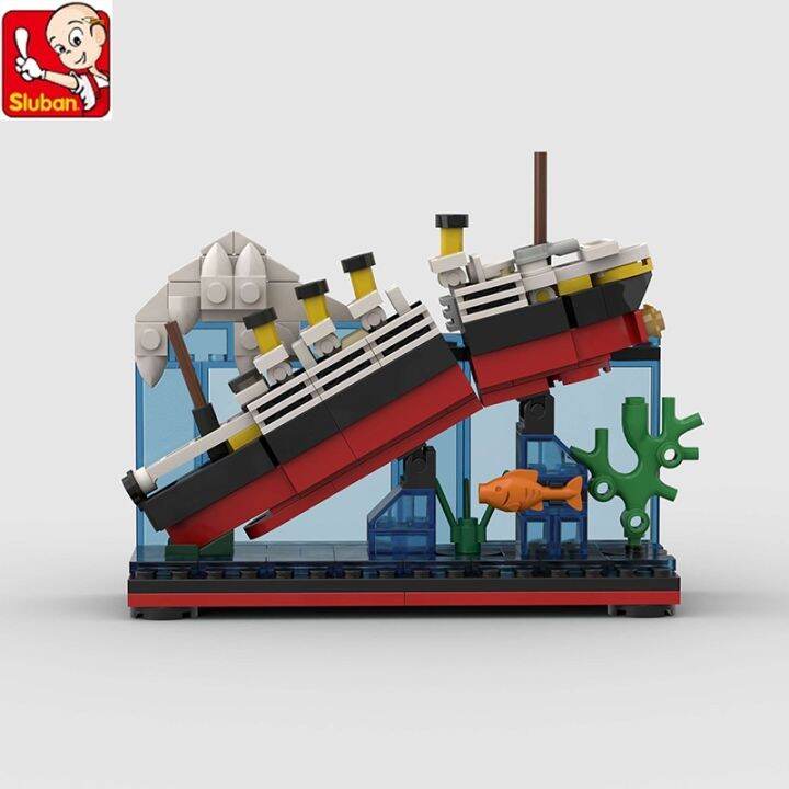 Lego Titanic ferry building blocks toys for kids birthday gift 247PCS  bricks M1722-CP36 Sluban | Lazada