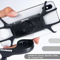 【CW】 For Sram Garmin Bike Phone Holder Bicycle Mobile Holder Mount Bicycle Phone Mobile Silicone Holder Motorcycle Shockproof