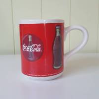 Coca Cola โค๊ก แก้วโค๊ก แก้วโคคาโคล่า แก้วกาแฟ แก้วมัค แก้วเซรามิค ของสะสมโค๊ก Coke Vintage Coca-Cola Mug Coke Bottles Vintage 1998 Gibsonของแท้ จากอเมริกา