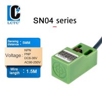 SN04เวลาตอบสนองน้อยกว่า2Ms,อุปนัย,สวิทช์ความใกล้ชิด,Pnp/npn,DC 6V-36V, AC 90-250V,ระยะทาง: 5Mm,กันน้ำ