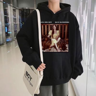 Lana Del Rey Blue Banisters Music Album Hoodies Men Casual Long Sleeve Sweatshirts Vintage Streetwear Popular Pullover Size XS-4XL