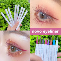 novoอายไลน์เนอร์หัวพู่กันขนาด 0.1 มิล สีชัด เส้นคม กันน้ำติดทน  eyeliner อายไลน์เนอร์ กันน้ำ-5375