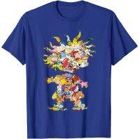 Rugrats in Paris Post-90s cartoon Nickelodeon pattern mens cotton round neck short-sleeved T-shirt