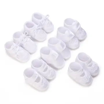 White on sale newborn shoes