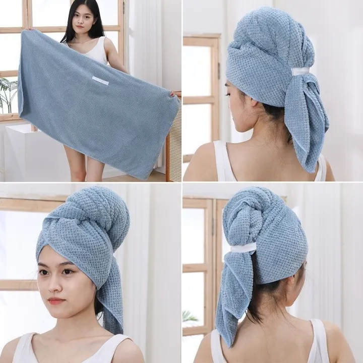 muji-high-quality-thickening-japanese-style-2023-new-shampoo-and-dry-hair-cap-womens-super-absorbent-quick-drying-thickened-blow-free-hair-wrap-head-scarf-shower-cap