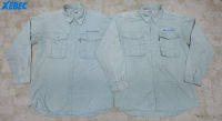 เสื้อเชิตช่าง เสื้อช่าง เสื้อช็อปช่าง​ เสื้อทำงาน เสื้อยูนิฟอร์ม​ uniform​ work​ ​shirt ของญี่ปุ่น ไซส์ 3L