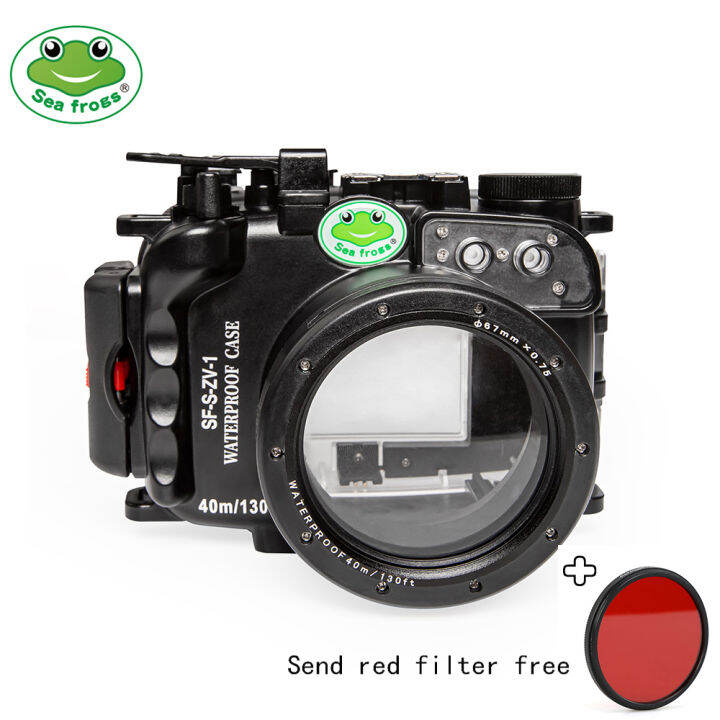 Seafrogs Waterproof 40 Meters Camera Case Photography Diving Housing