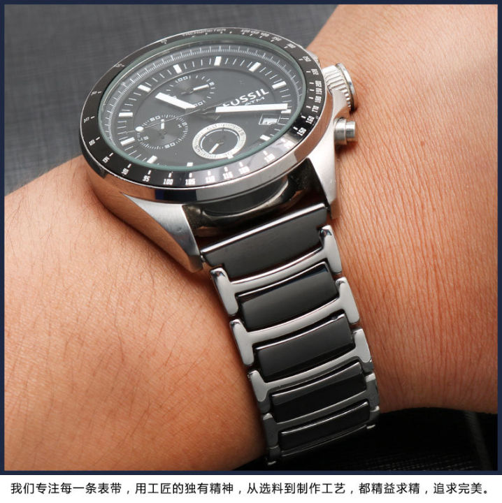 สายนาฬิกาเซรามิกถอดง่าย-สายนาฬิกาสำหรับ-samsung-galaxy-watch-สายสแตนเลสสำหรับธุรกิจหรูหราสำหรับ-huawei-watch-gt2-pro-18-20-22มม