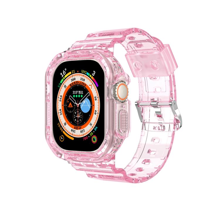 przezroczyste-etui-i-pasek-zintegrowany-pasek-na-r-k-do-zegarka-apple-ultra-49mm