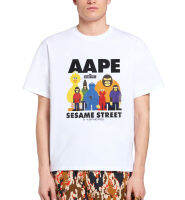 【New】Aape- เสื้อยืดลําลอง แขนสั้น ทรงหลวม แฟชั่นสําหรับผู้ชาย และผู้หญิง