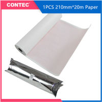 CONTEC 1 PCS 210MM * 20M Printing Paper recording paper for ECG ECG1200G E12 ECG1212G