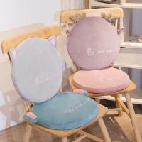 Plush Seat Cushion Memory Foam Summer Mat Double Sided Round Seat Cartoon Living Room Chair Car Seat Stuffed Cushion