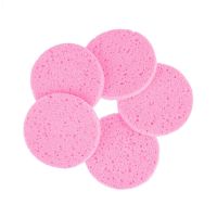 【CW】☑✳❀  5Pcs Compress Puff Face Cleanup Exfoliator Soft Makeup Cleaning Sponge Facial Spon