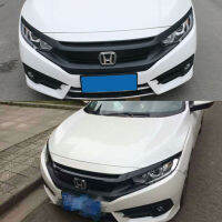 [COD] Civic รุ่นที่สิบดัดแปลงสติกเกอร์ตาข่ายสีดำลายคาร์บอนไฟเบอร์ สติกเกอร์ตกแต่งตัวถัง Civic รุ่นที่10