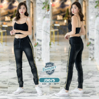 [Jogger pants] กางเกงจ๊อกกอร์ขาจั้ม ผ้ายืดคอตตอน (เป้าซิป) J30/5 Jogger แต่งแถบผ้าด้านข้าง แนวเท่ๆ มีสไตล์ ใส่ได้ทั้งชายหญิง เนื้อผ้ายืดหยุ่น