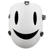 Japanese Anime High Rise Invasion Cosplay Mask Tenkuu Shinpan White Resin Latex Costume Accessories Halloween Scary Party Props