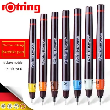 Rotring Isograph pen Porous-point refilled ink drawing pen 0.1mm-1.0mm  needle hook line pen 1 piece