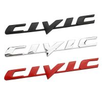 Hot New 1  Metal CIVIC Car Auto Side Fender Tailgate Rear Trunk Emblem Badge Sticker Decal For Honda Civic