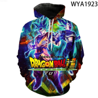 【Ready stock】2023 New StyleSpring Cartoon Anime Hoodies Cool Men Women Children Dragon Sweatshirts 3D Print Pullover Streetwear Boy Girl  Hooded Coat{trading up}