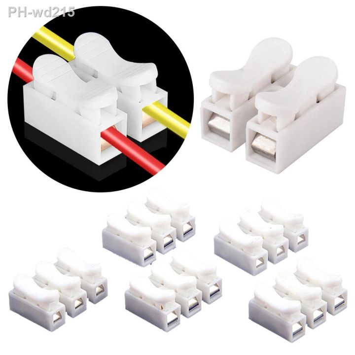 10pcs-10a-spring-wire-quick-connector-2-hole-electrical-crimp-terminals-block-push-in-screwless-wire-connector-cable-clamp
