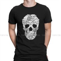 Skull Graphic Tshirt Capt Blackbone The Pugrate Printing Streetwear Comfortable T Shirt Men Tee 100% Cotton Gift Clothes