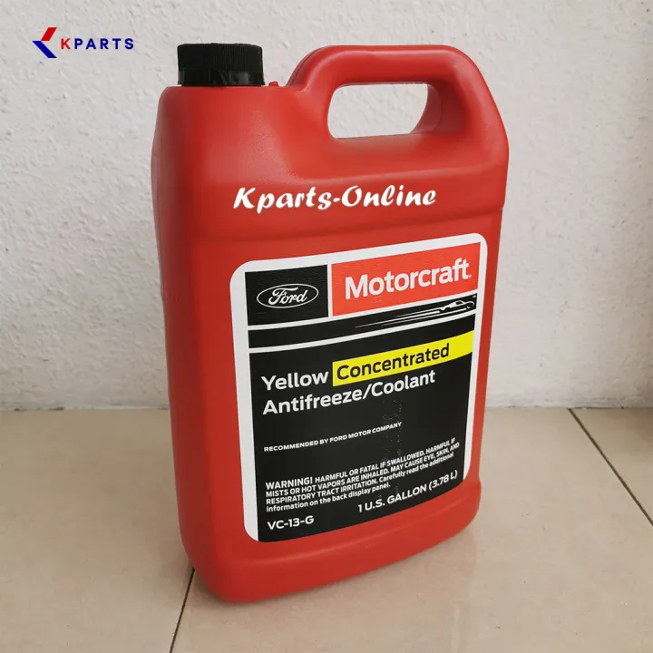 FORD MOTORCRAFT (GENUINE PARTS) - YELLOW CONCENTRATED ANTIFREEZE ...