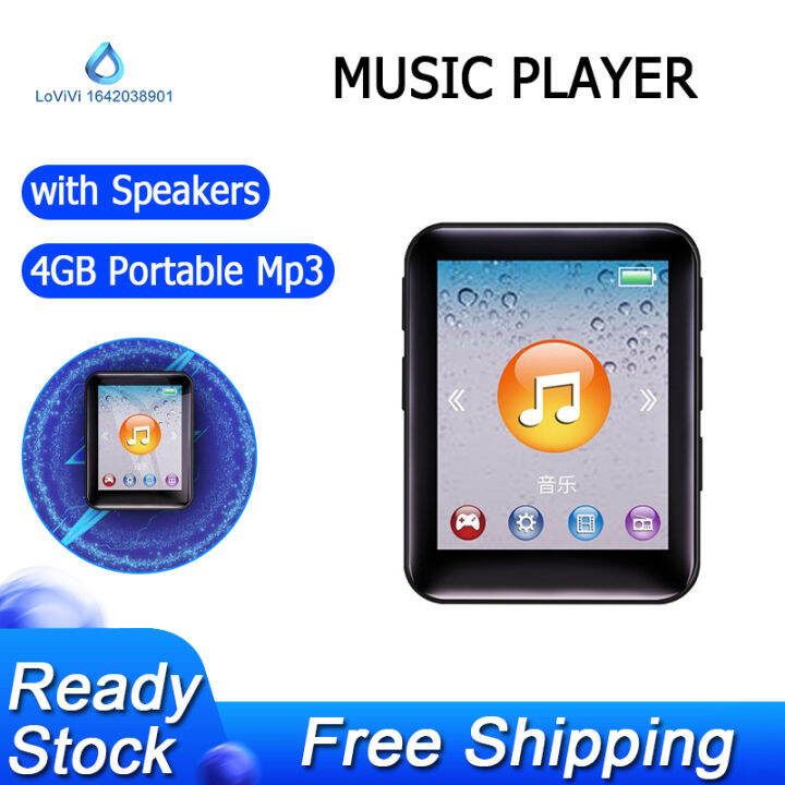 1.8 Inch MP3 Player Button Music Player 4GB Portable Mp3 Player with
