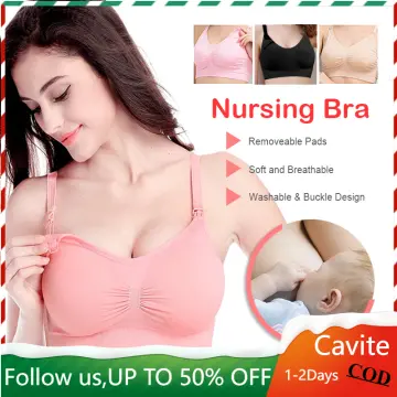 Pure Cotton Nursing Maternity Bras Women Elastic Bra No Steel Ring