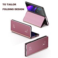 Gobuy999เคสโทรศัพท์กระจกบางเฉียบเต็มพื้นที่สำหรับ [Samsung Galaxy Z Fold 5 4 3 2 1 5G] ฝาครอบกรณีพับ