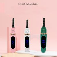 卍❄¤ Electric Heated Eyelash Curler USB Rechargeable Eyelashes Curler Quick Heating Natural Eyelash Curler Long Lasting Makeup