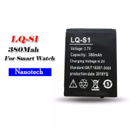 LQ-S1 Smartwatch แบตเตอรี่3.7V 380MAh แบตเตอรี่ Li-Ion Polymer สำหรับสมาร์ทนาฬิกา HLX-S1 DZ09 U8 A1 GT08 V8 X6 Y7 QW09