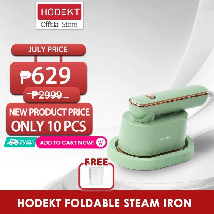 HODEKT 2 In 1 Steaming Iron Portable Steam Ironing Machine Wet And Dry
