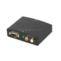 HD Video Converter VGA+R/L To HDMI Box - Black ##ที่ชาร์จ หูฟัง เคส Airpodss ลำโพง Wireless Bluetooth คอมพิวเตอร์ โทรศัพท์ USB ปลั๊ก เมาท์ HDMI สายคอมพิวเตอร์