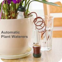 2 Pcs/Pack Indoor Auto Drip Irrigation Watering System Automatic Drip Waterer Spike Plant For Houseplant Tv Novelty Households Watering Systems  Garde