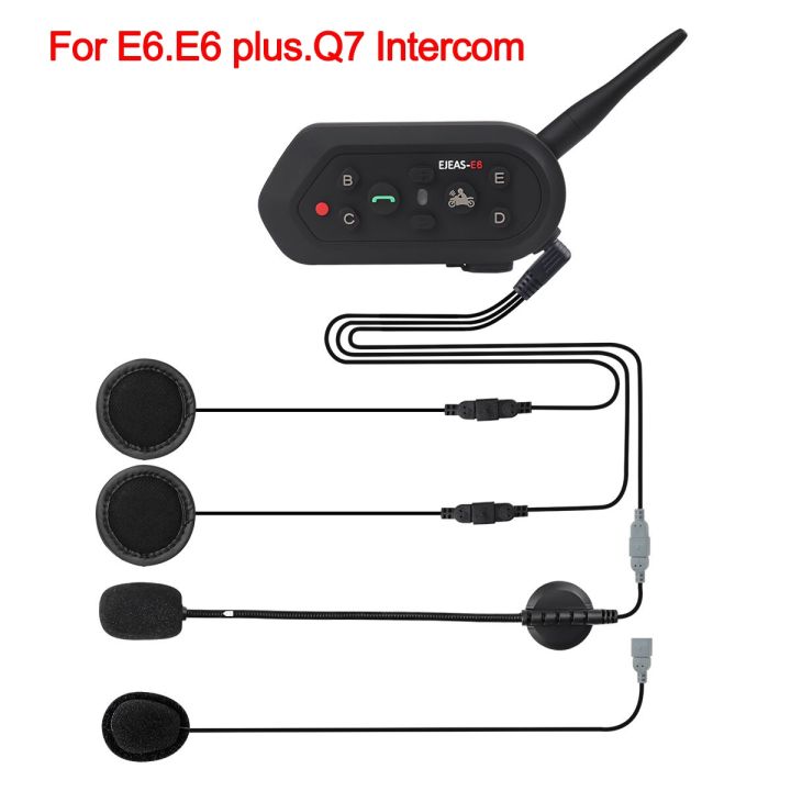 ejeas-e6-motorcycle-helmet-intercom-ear-speaker-headset-microphone-bluetooth-speaker-clip-accessories-for-e6-e6-plus-q7-intercom