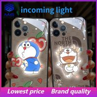 MG เคสกระจกเรืองแสง LED มีไฟกะพริบ,เคสโทรศัพท์มือถือสำหรับ Iphone 13 7 8Plus XR XS MAX 11คอลเลกชั่น IPhone12ProMax รวมทุกอย่าง XSXR